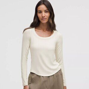 NWT lululemon Hold Tight Scoop-Neck Long-Sleeve Shirt